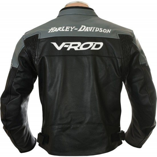 Harley Davidson Grey VROD Leather Jacket